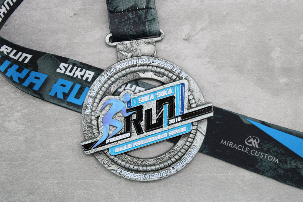 Custom Malaysia Suka Suka Run 2019 Fun Run Medals
