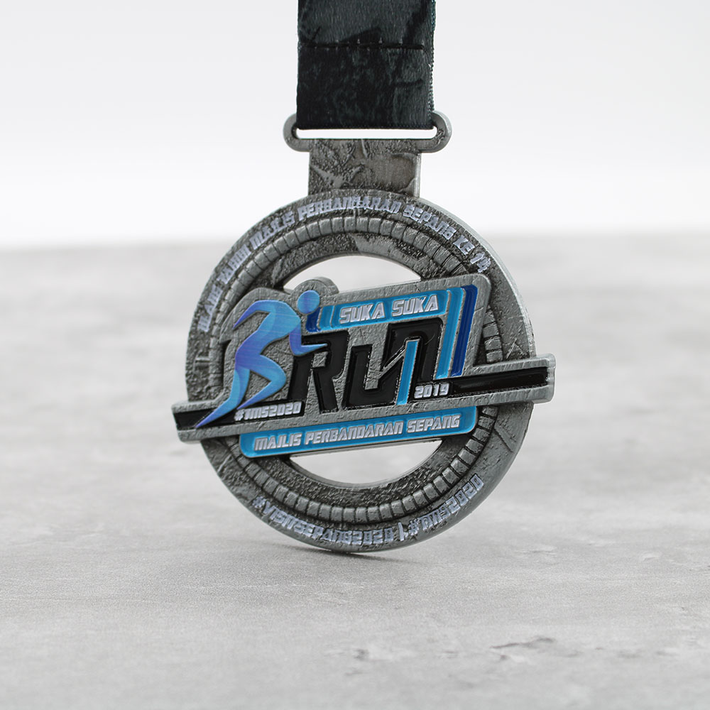 Custom Malaysia Suka Suka Run 2019 Fun Run Medals