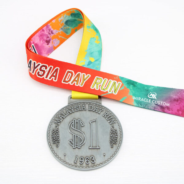 Custom Malaysia Day Run 2019 Fun Run Medals