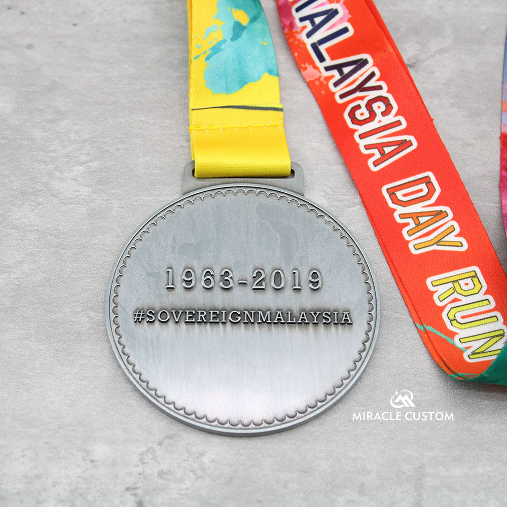 Custom Malaysia Day Run 2019 Fun Run Medals