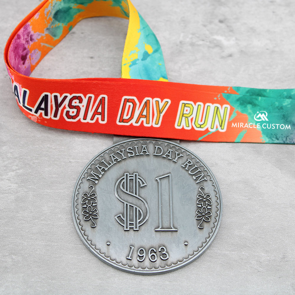 Custom Malaysia Day Run 2019 Fun Run Medals