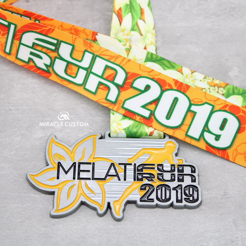 Custom Malaysia Melati Fun Run 2019 Fun Run Medals