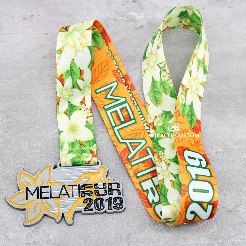 Custom Malaysia Melati Fun Run 2019 Fun Run Medals