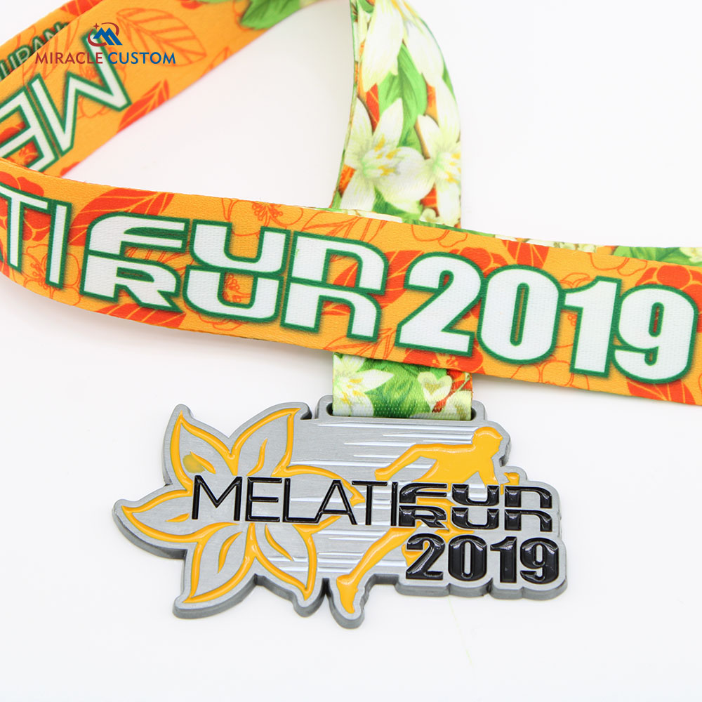 Custom Malaysia Melati Fun Run 2019 Fun Run Medals