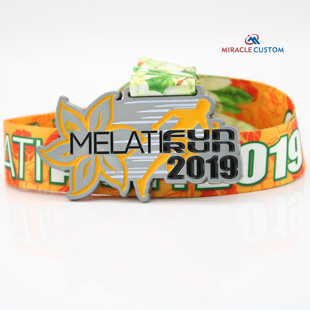 Custom Malaysia Melati Fun Run 2019 Fun Run Medals