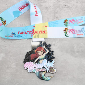 Custom Mermaid Run 2019 Race Medals