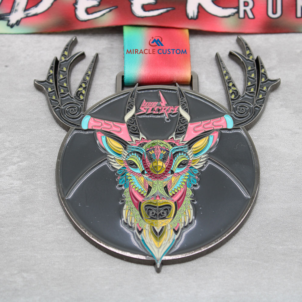 Custom My Deer Runner 15KM Finisher Race Medals