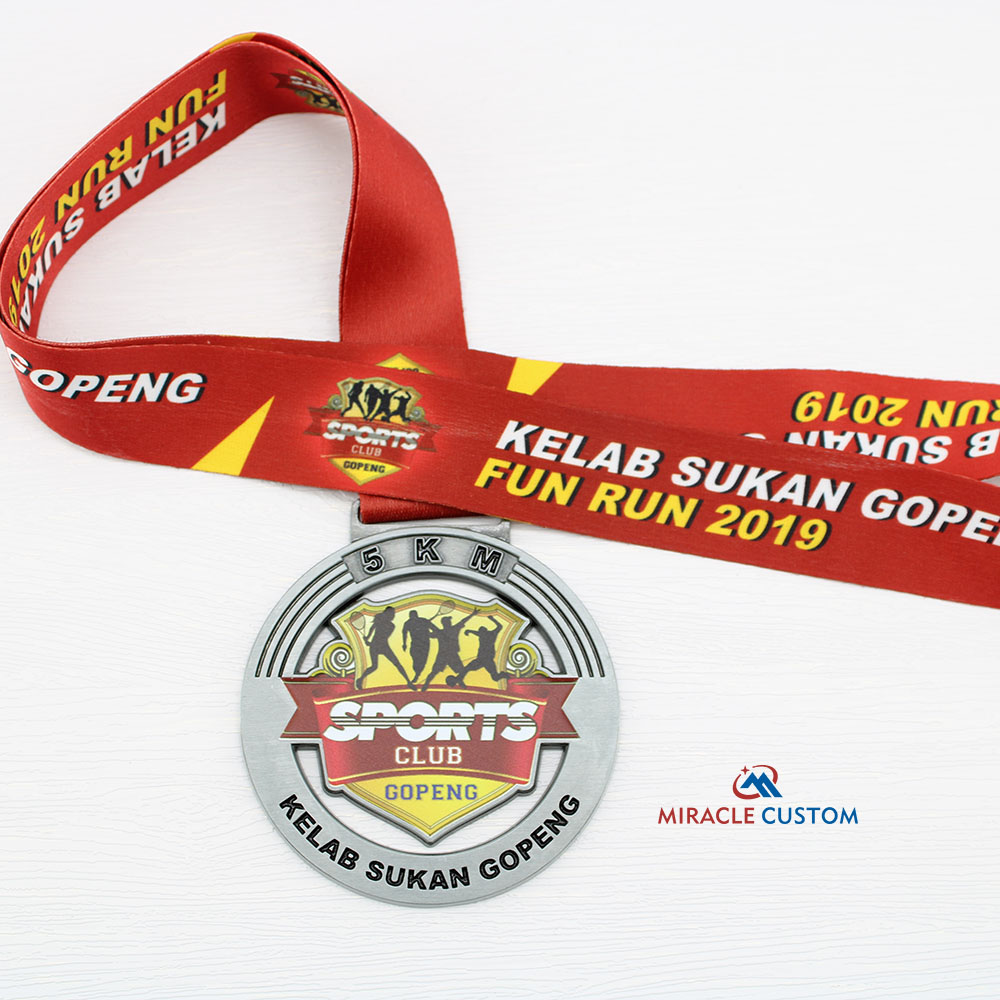 Custom Kelab Sukan Gopeng 5KM Fun Run Medals