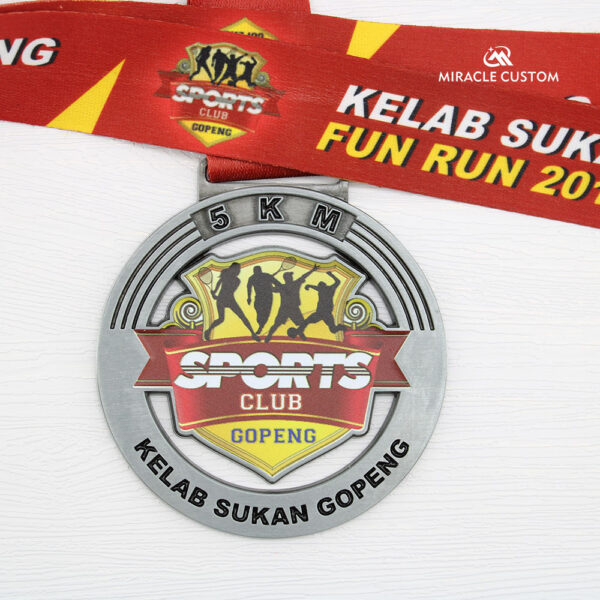 Custom Kelab Sukan Gopeng 5KM Fun Run Medals