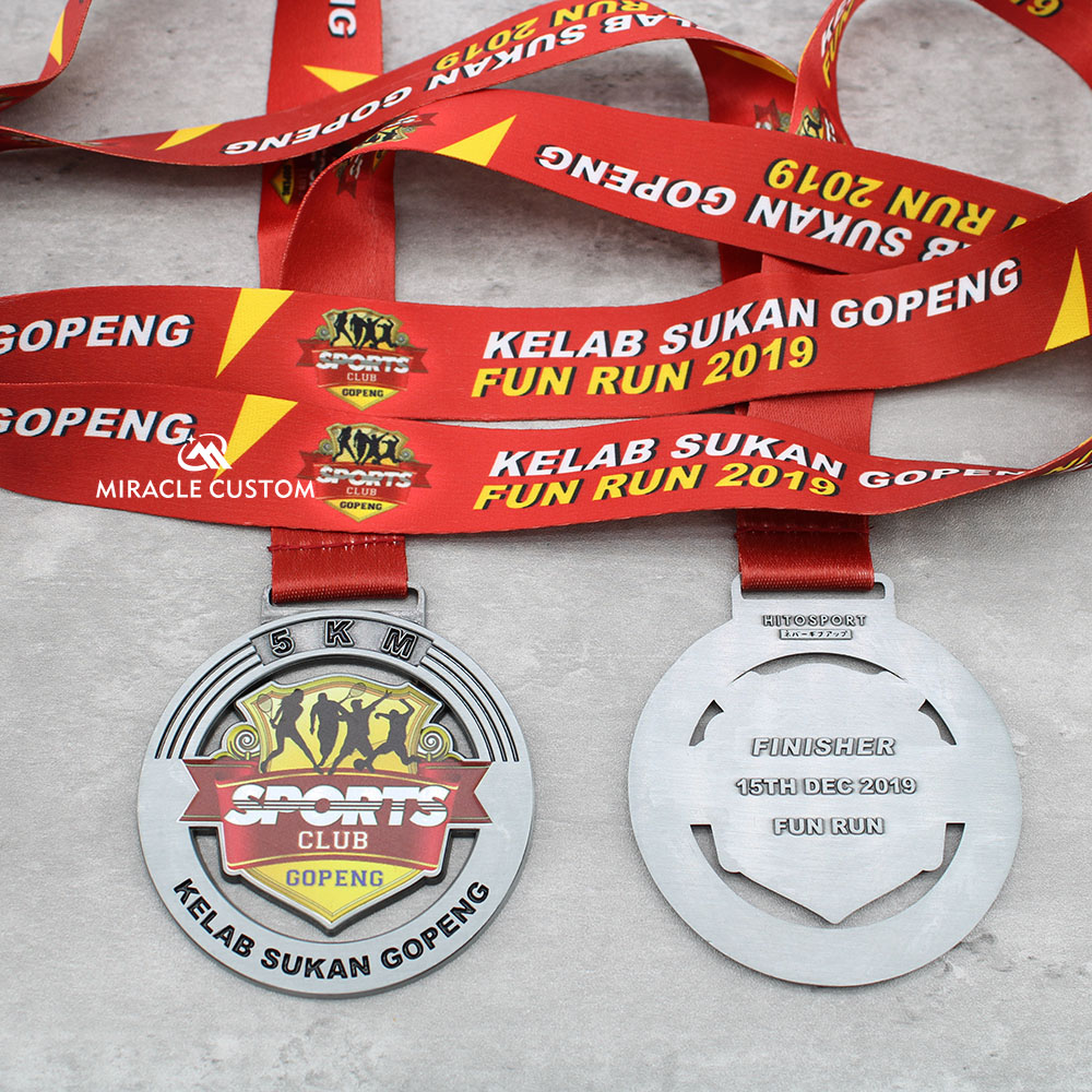 Custom Kelab Sukan Gopeng 5KM Fun Run Medals