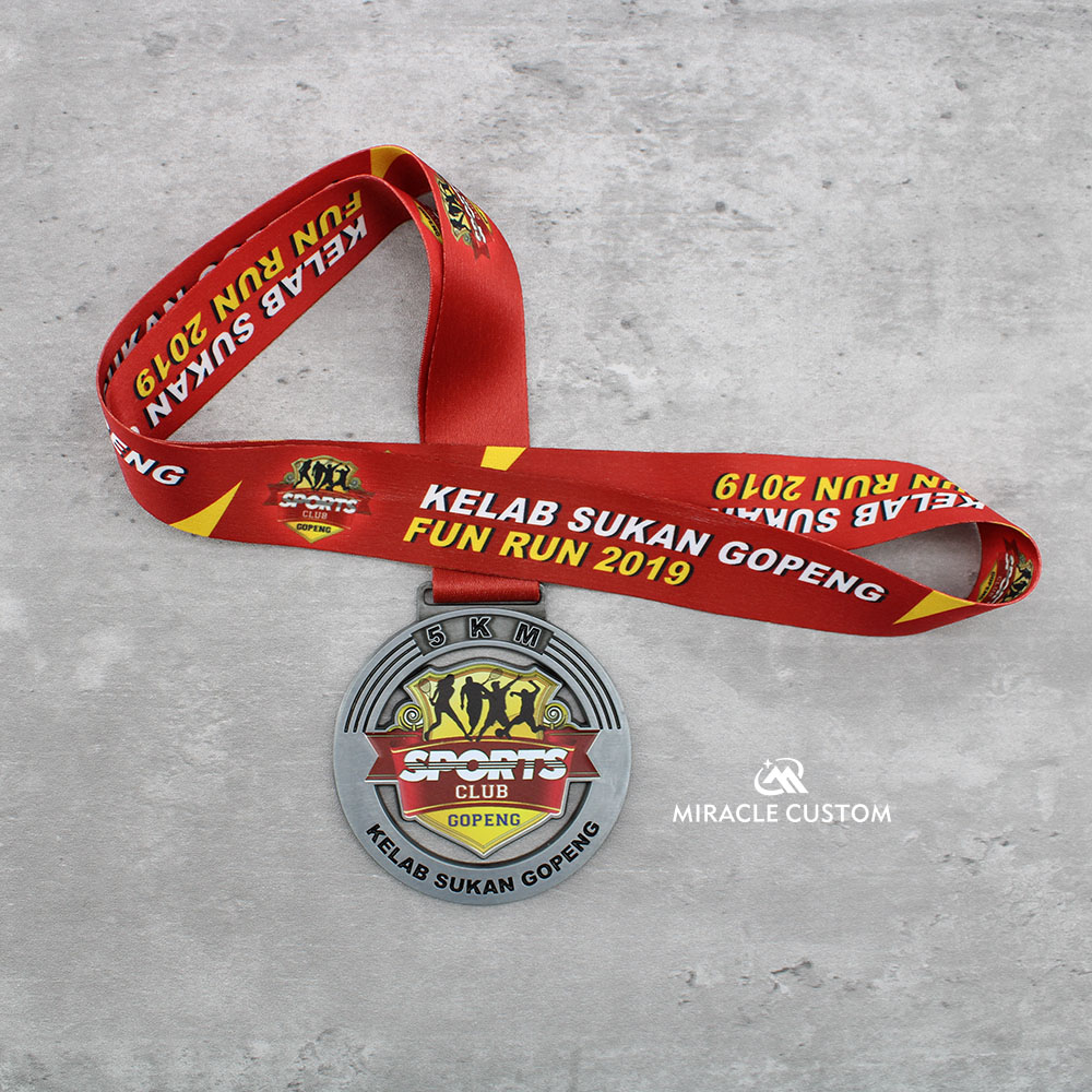 Custom Kelab Sukan Gopeng 5KM Fun Run Medals