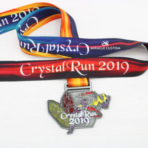 Custom Crystal Run 2019 Charity Running Event Medals