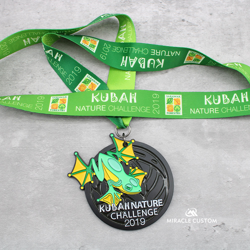 Custom Kubah Nature Challenge Run 2019 Challenge Medals