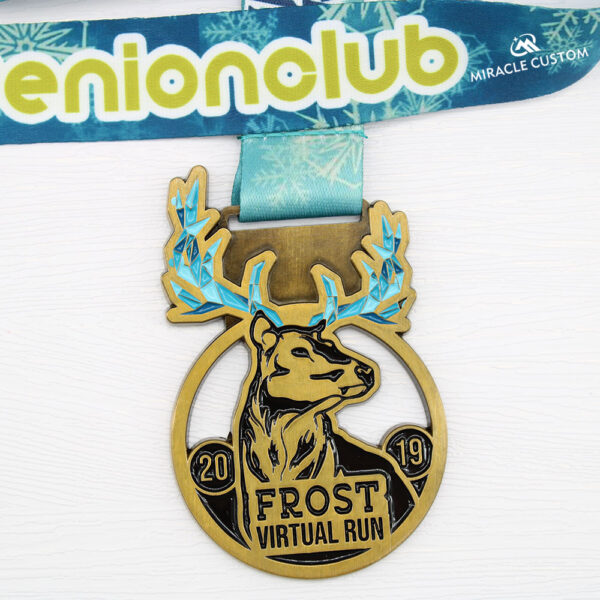 Custom Frost Virtual Run 2019 Race Medals