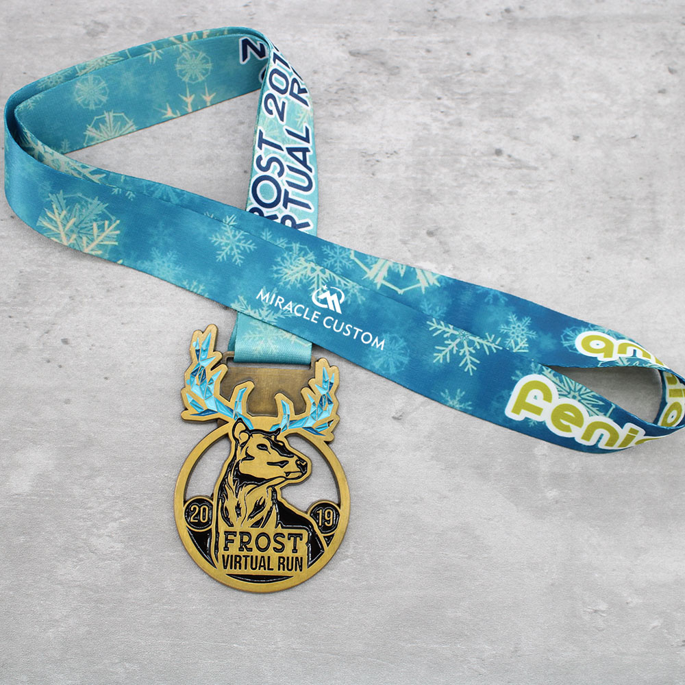 Custom Frost Virtual Run 2019 Race Medals