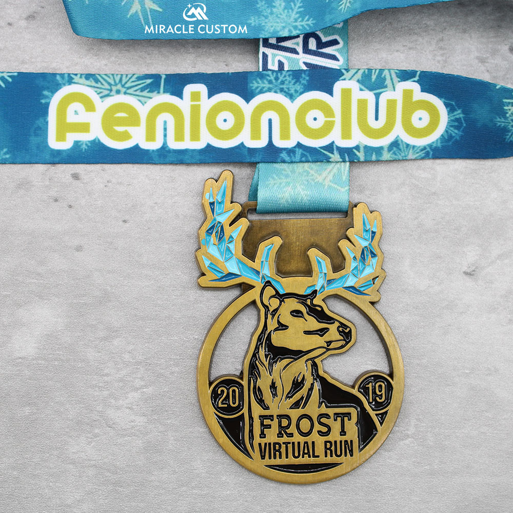 Custom Frost Virtual Run 2019 Race Medals