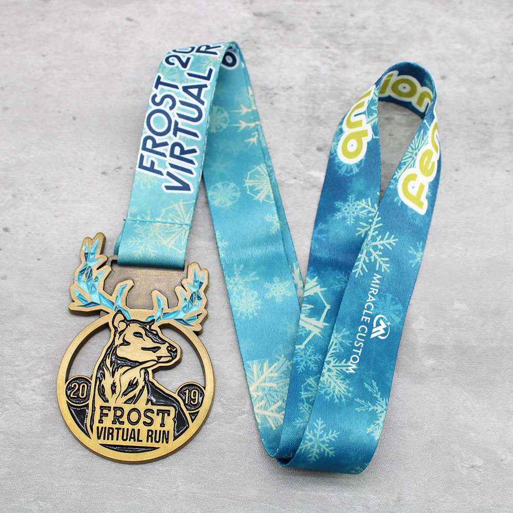 Custom Frost Virtual Run 2019 Race Medals