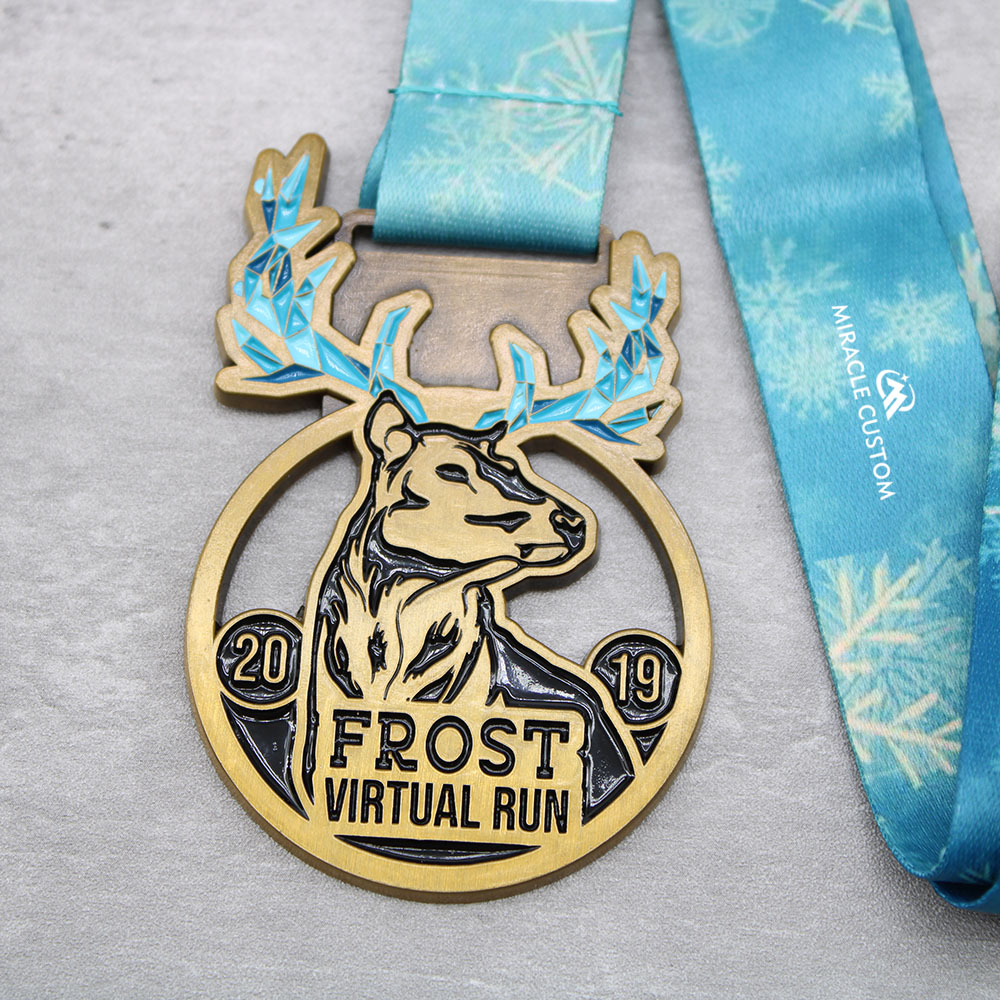 Custom Frost Virtual Run 2019 Race Medals