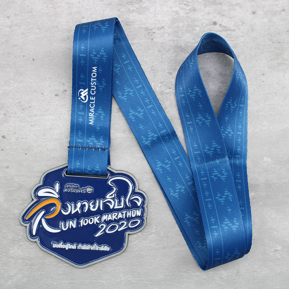 Custom Thailand Running 100K Marathon Medals