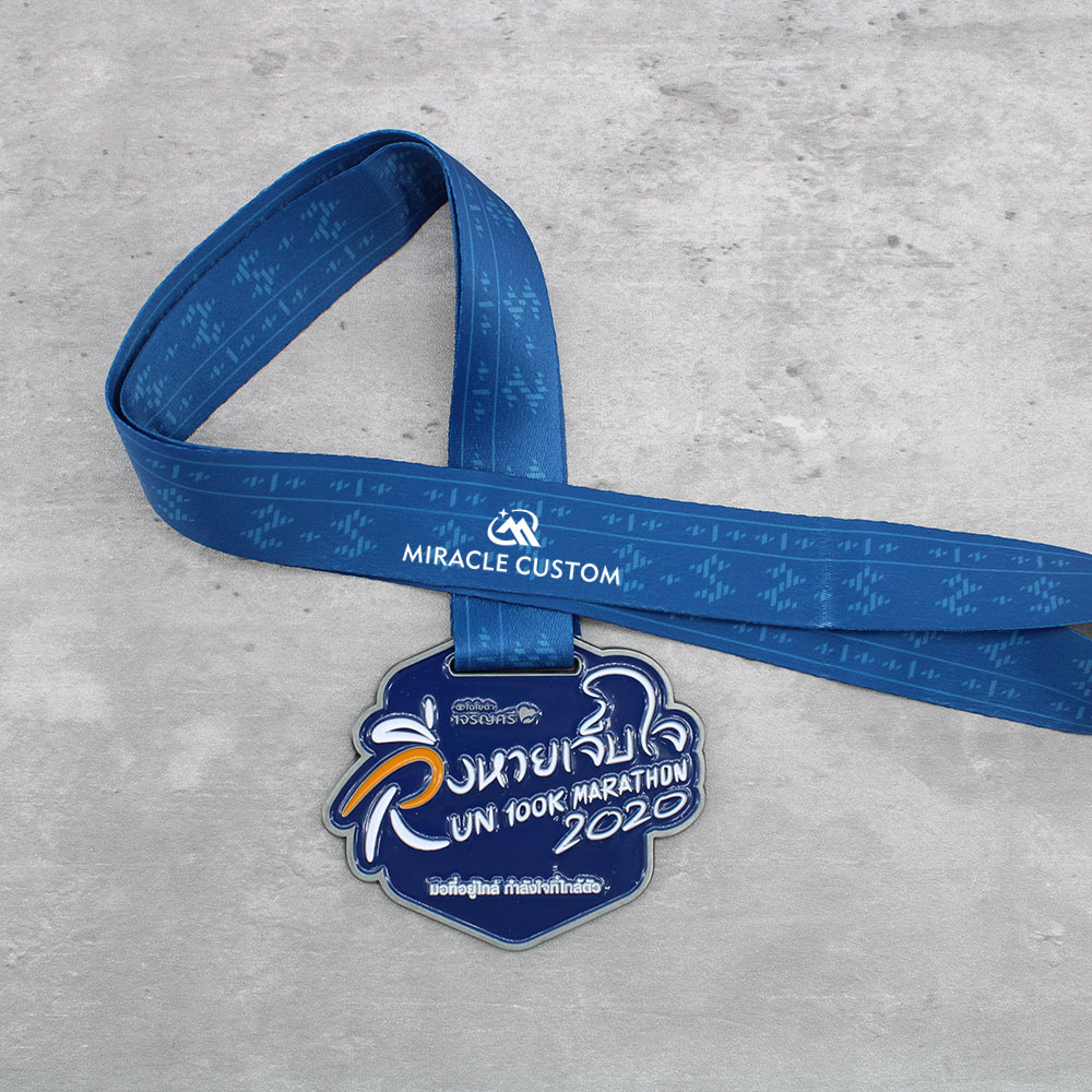 Custom Thailand Running 100K Marathon Medals