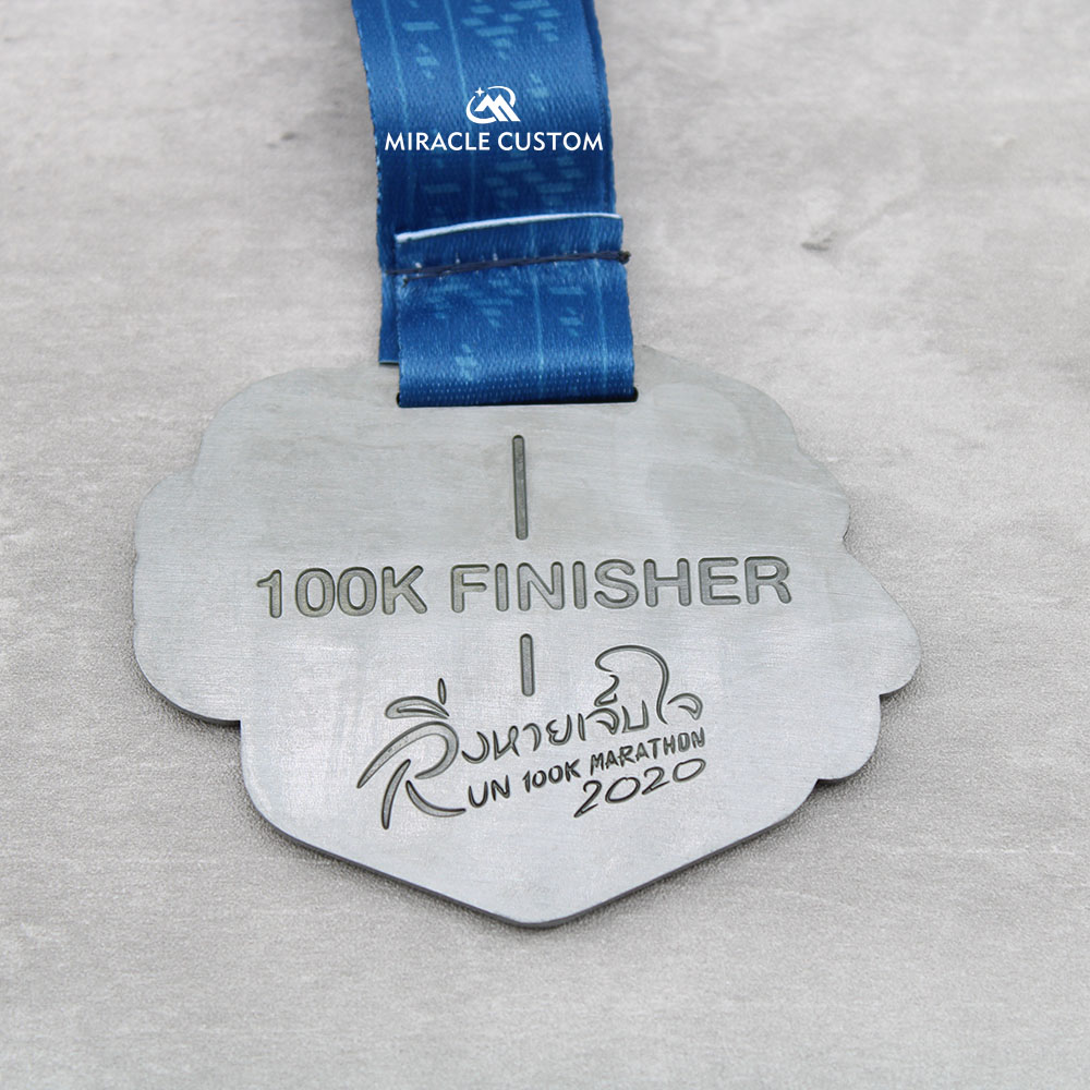 Custom Thailand Running 100K Marathon Medals