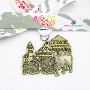 Custom Sertai Larian Setia Raja Fun Run Medals