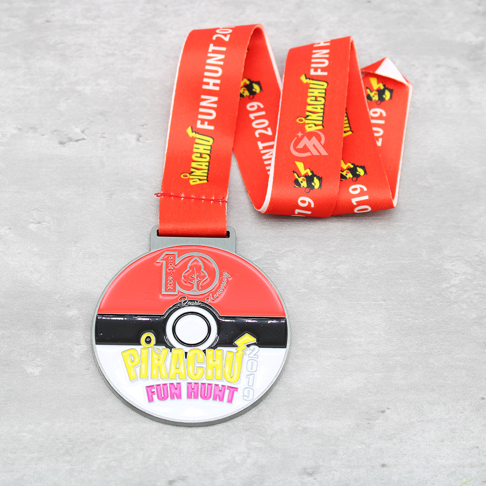 Custom Pikachu Fun Hunt Race Medals