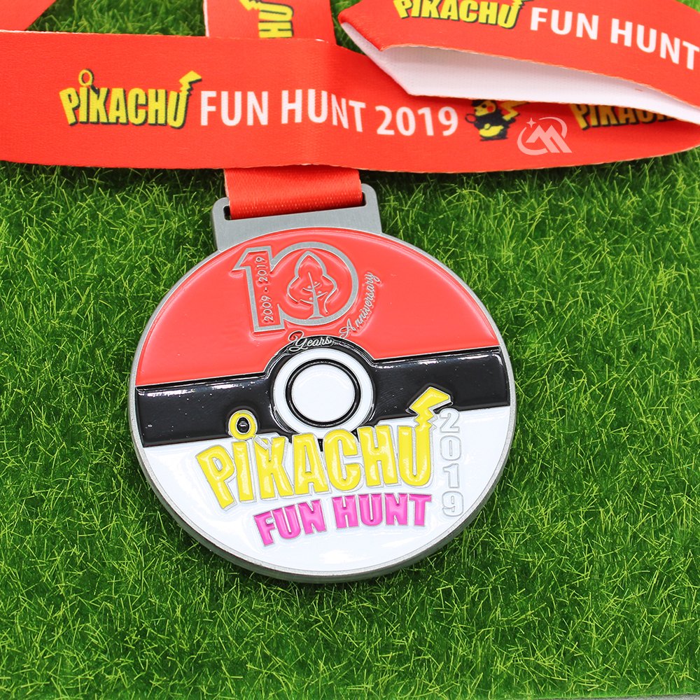 Custom Pikachu Fun Hunt Race Medals