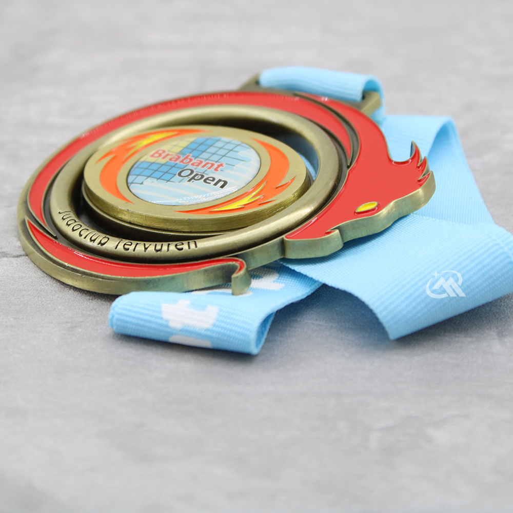 custom open tournament judo club medals