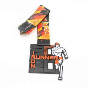 Custom iron runner challenge virtual medals
