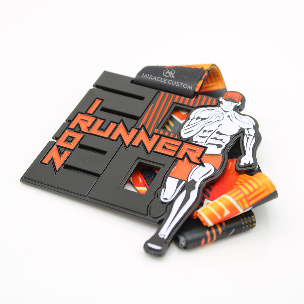 Custom iron runner challenge virtual medals