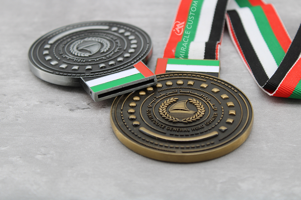 Custom Dubai Police Sports Medals