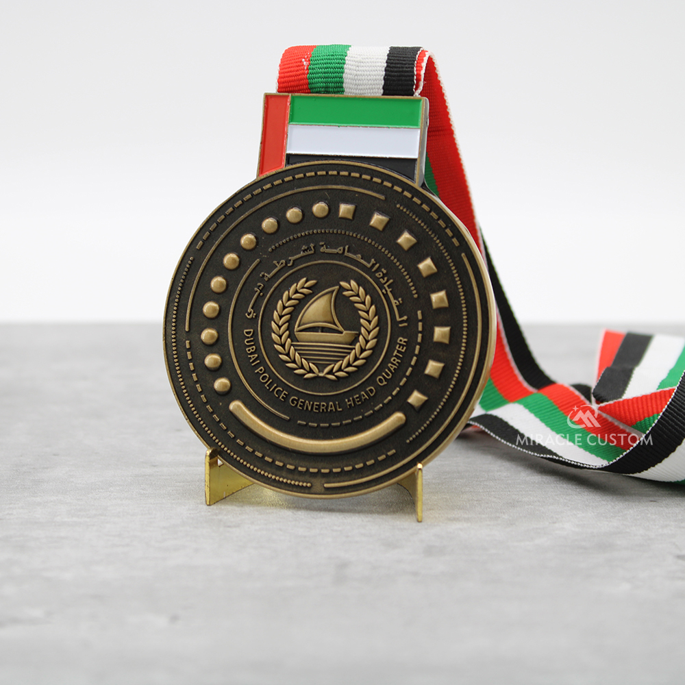 Custom Dubai Police Sports Medals