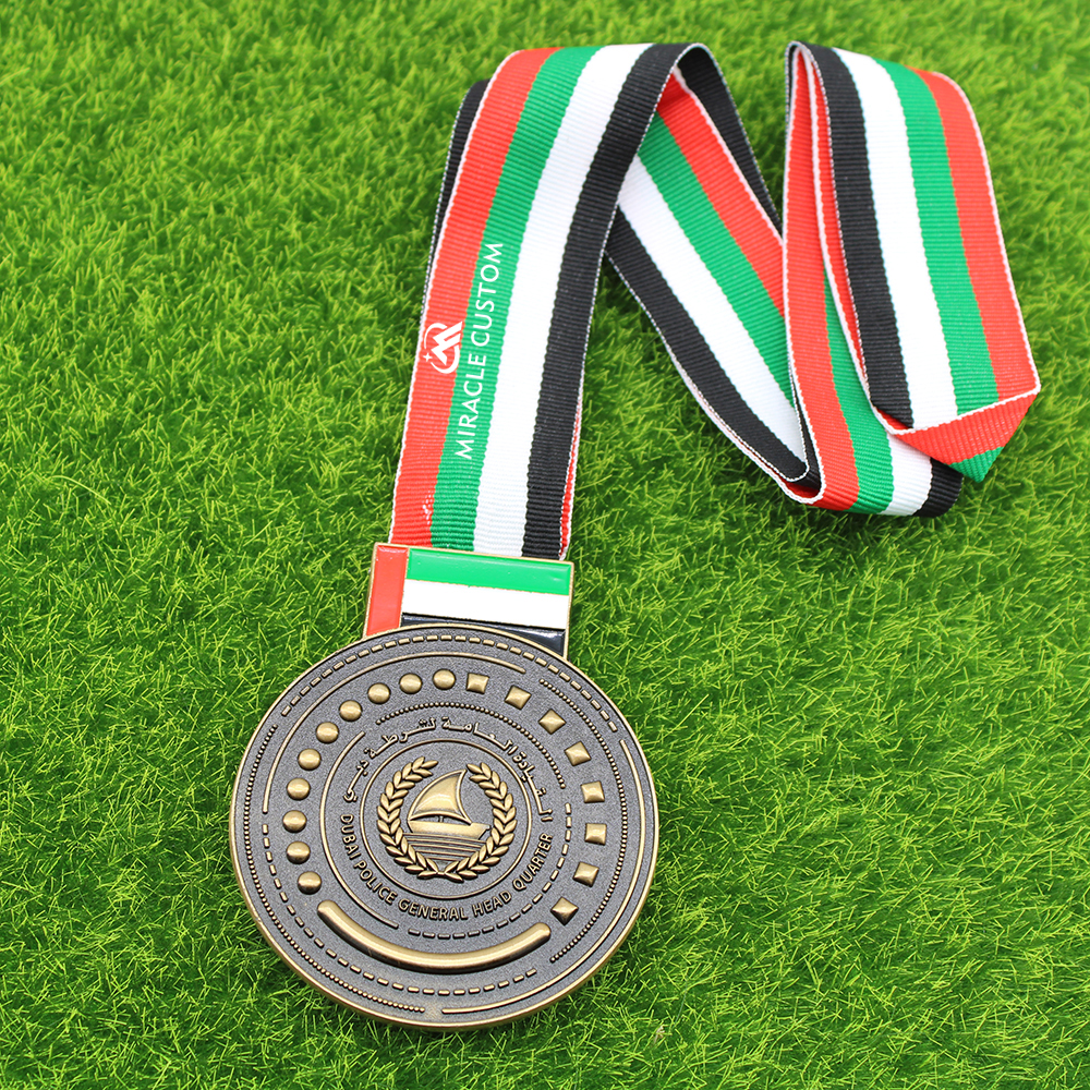 Custom Dubai Police Sports Medals