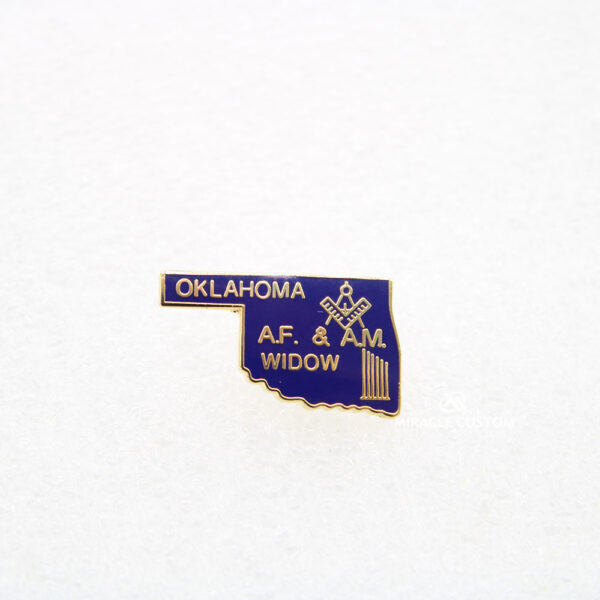 Custom epoxy dome lapel pins feature your color process printed