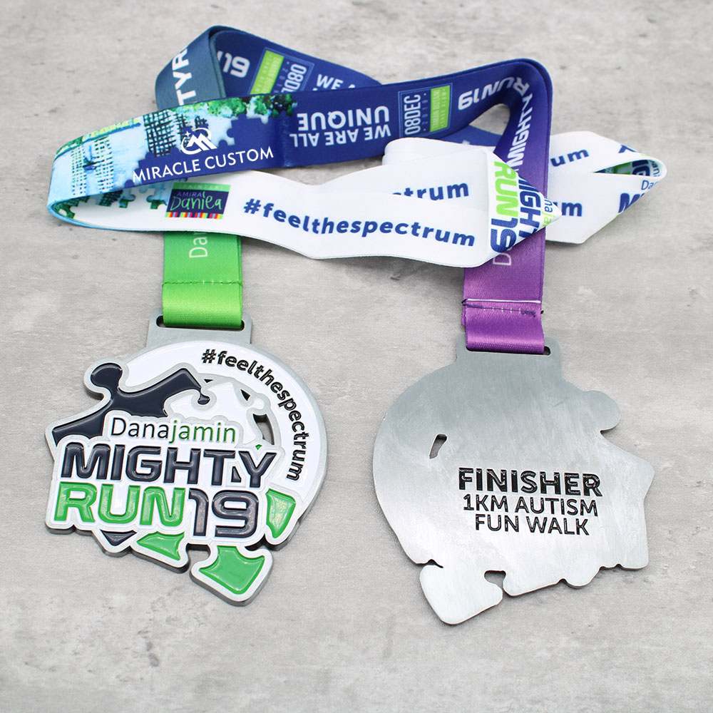 Custom dana jamin mighty run 2019 finisher medals