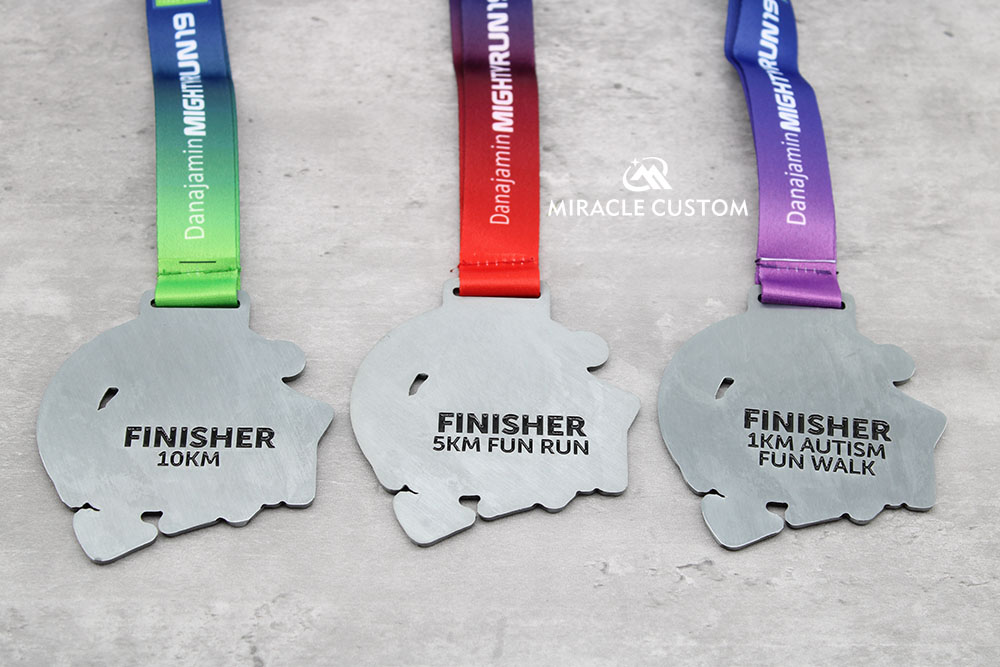 Custom dana jamin mighty run 2019 finisher medals