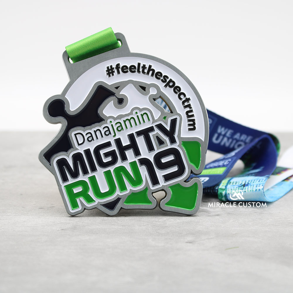 Custom dana jamin mighty run 2019 finisher medals