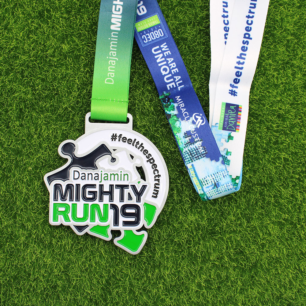 Custom dana jamin mighty run 2019 finisher medals