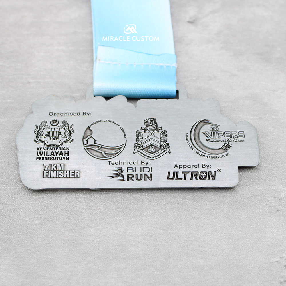 Custom Larian Landskap Negara 2020 7KM Finisher Medals