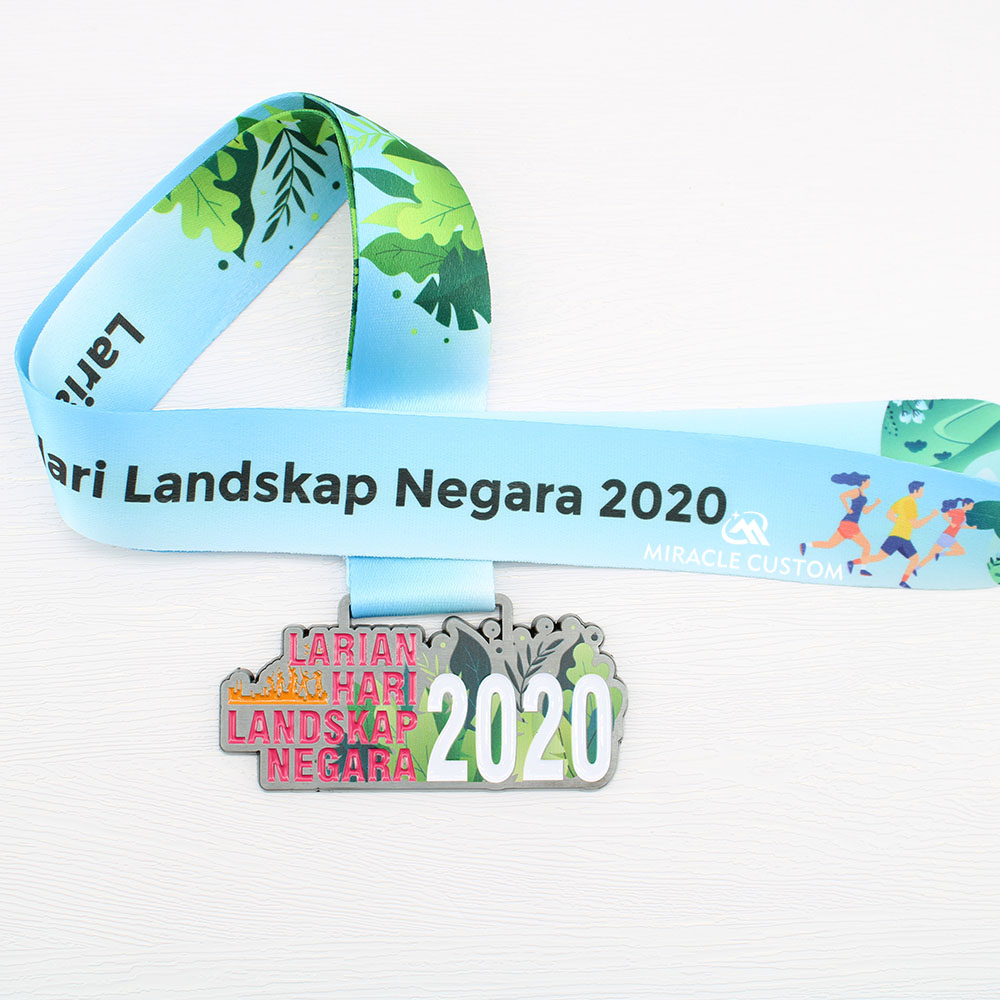 Custom Larian Landskap Negara 2020 7KM Finisher Medals