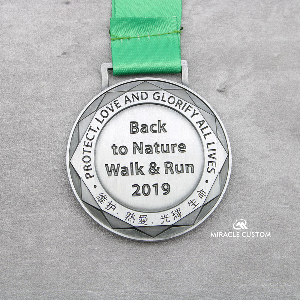 Custom The International Nature Loving Association Singapore Fun Run Medals