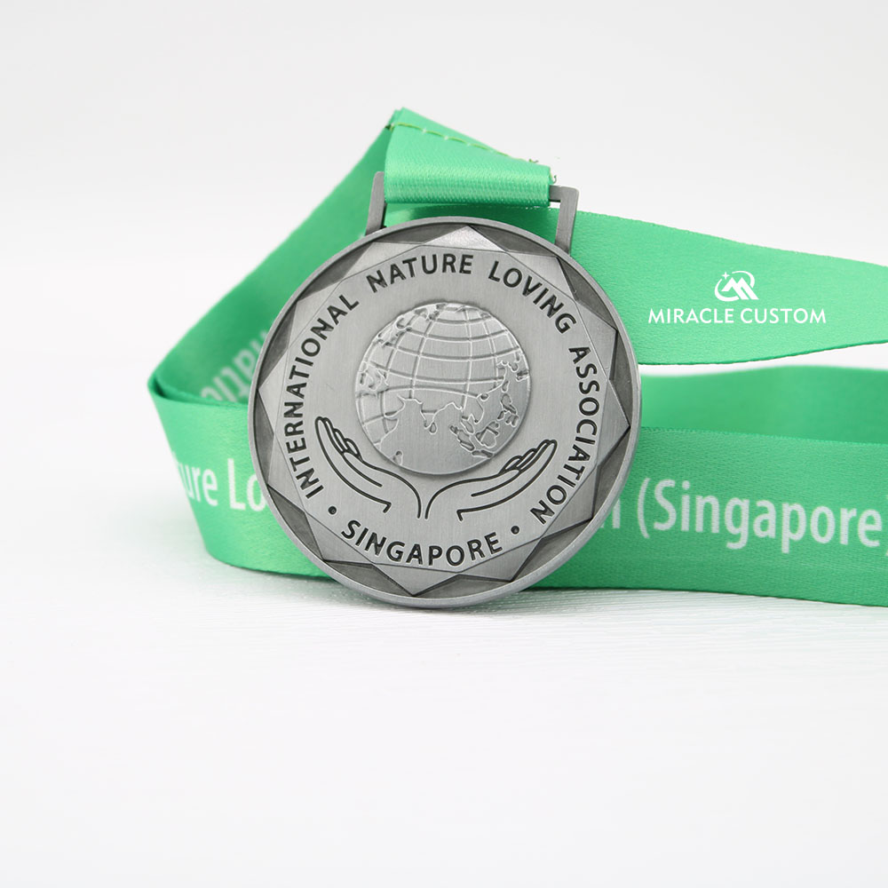 Custom The International Nature Loving Association Singapore Fun Run Medals