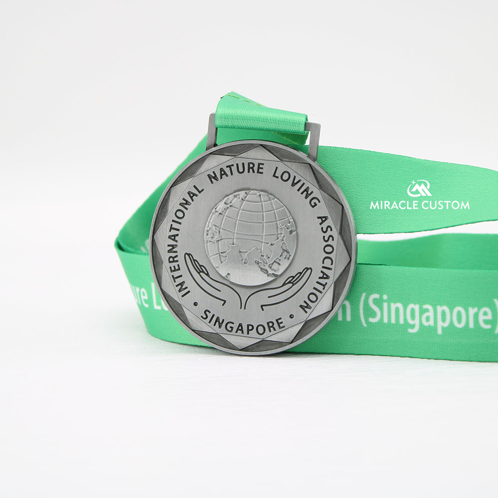 Custom The International Nature Loving Association Singapore Fun Run Medals