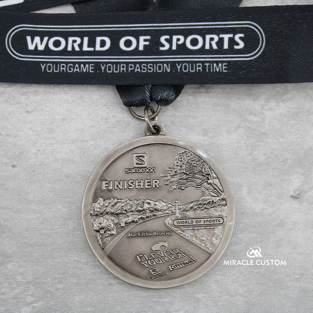 Custom City Trail Salomon Elevate Your Run Race Medals