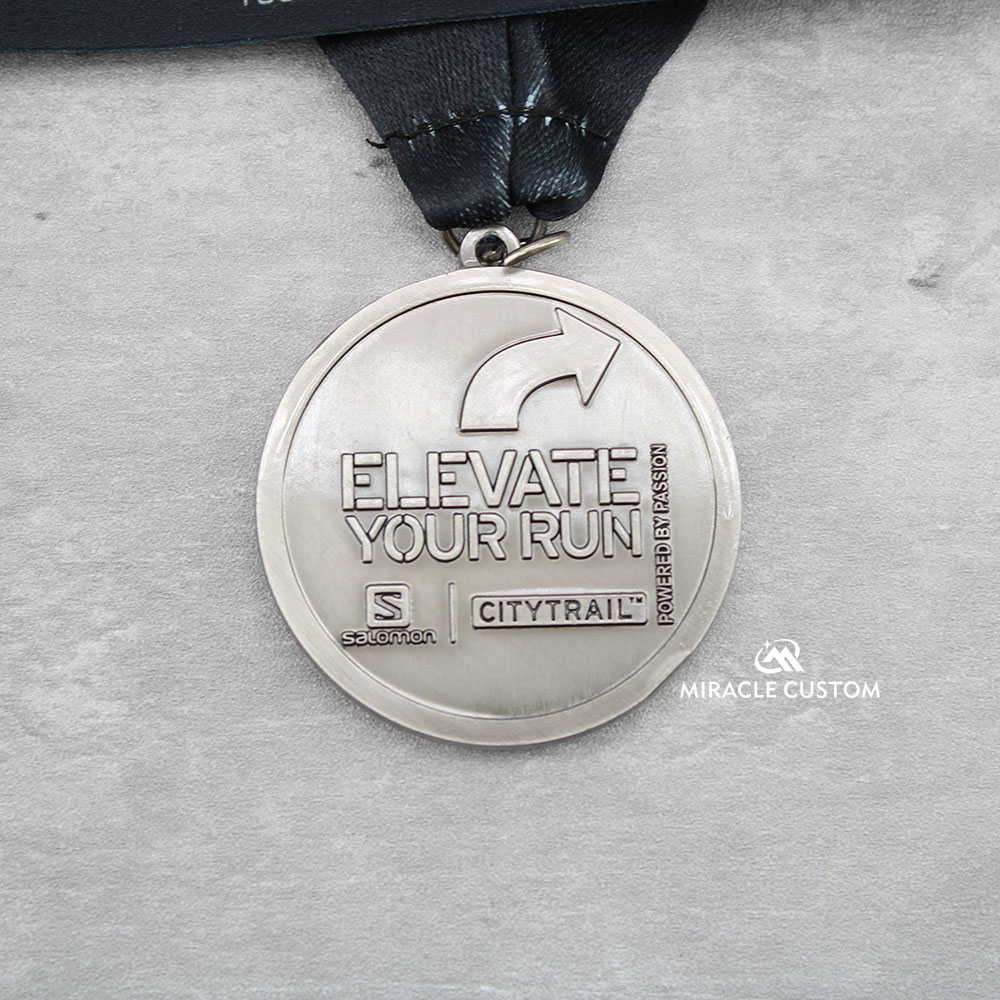 Custom City Trail Salomon Elevate Your Run Race Medals