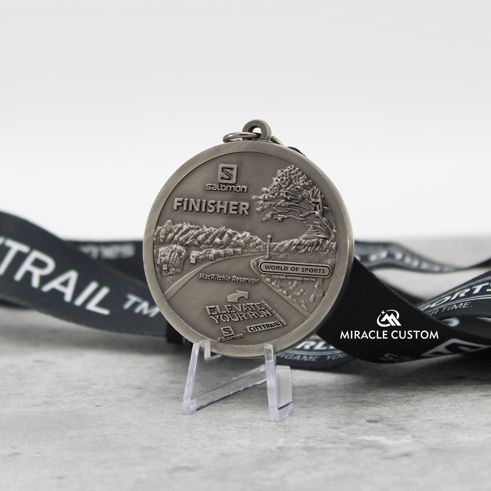 Custom City Trail Salomon Elevate Your Run Race Medals