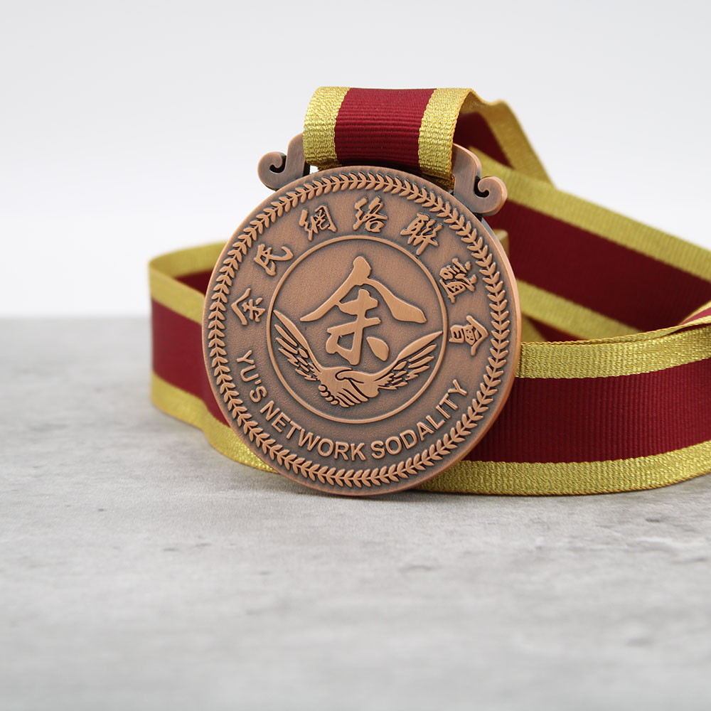 Custom Friendship Commemorative Medals with sandblasting