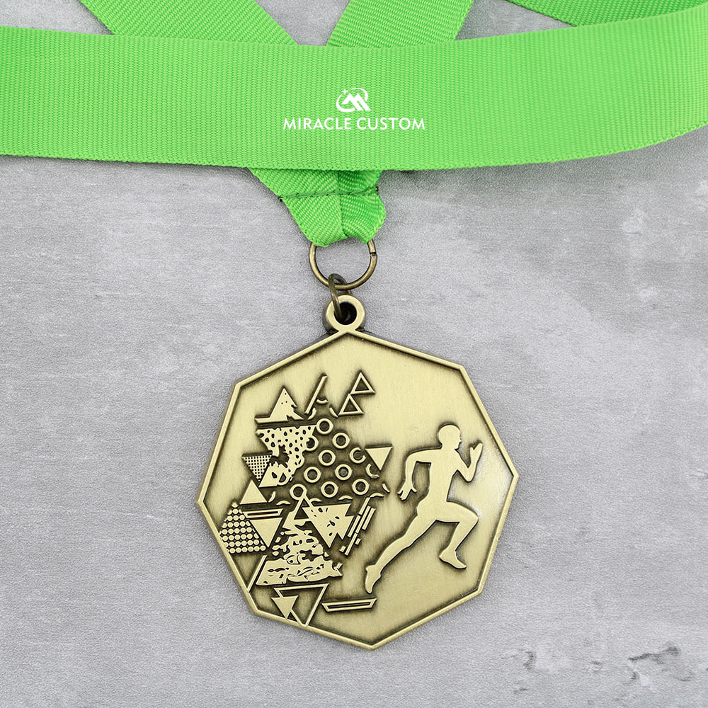 Singapore Jurongville Secondary School Fitness Run Finisher Medals