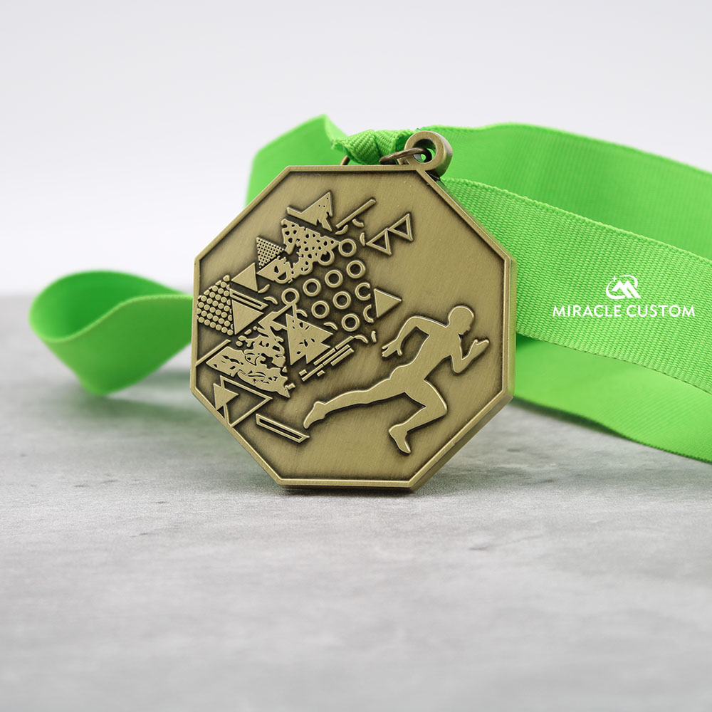 Singapore Jurongville Secondary School Fitness Run Finisher Medals